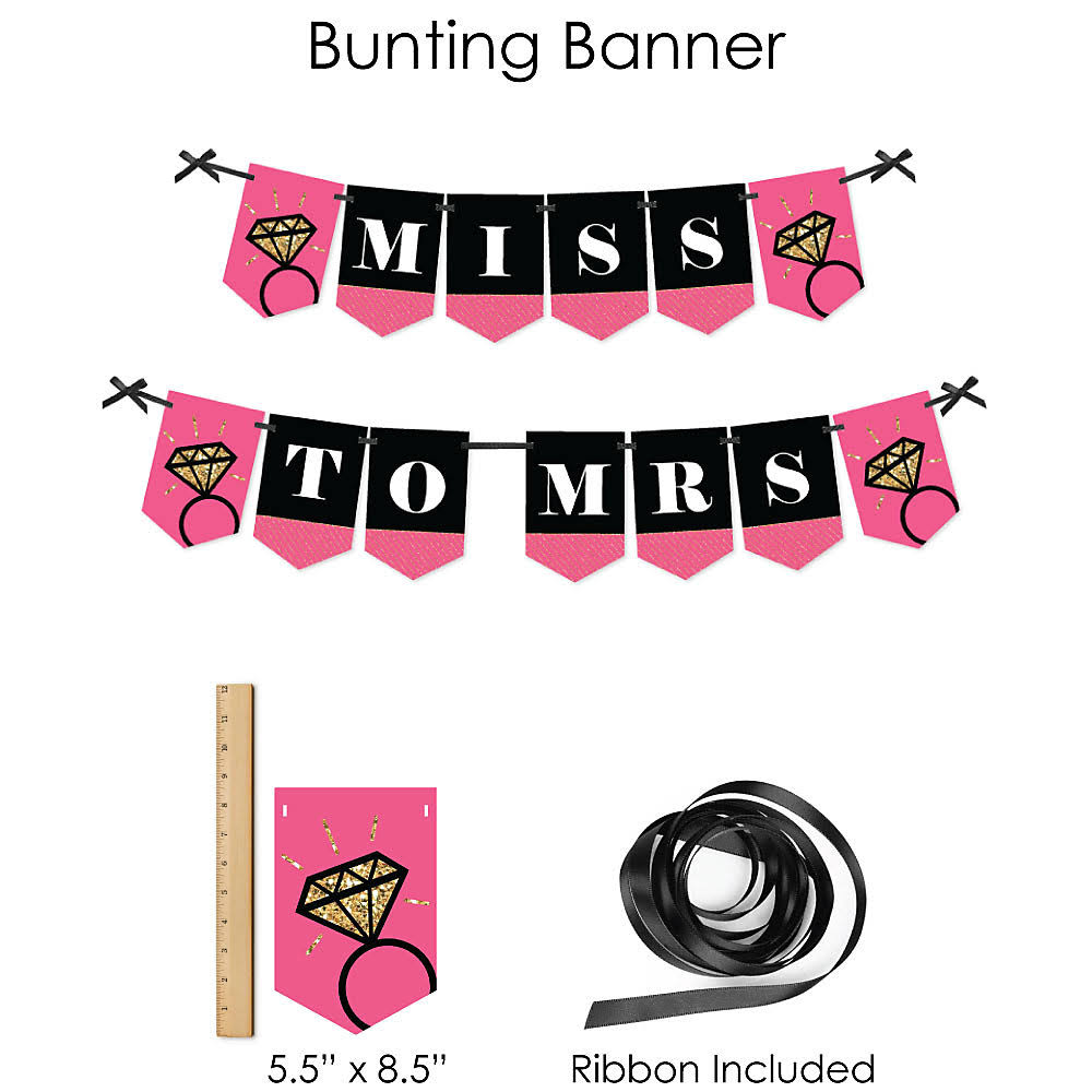 Big Dot of Happiness - Girls Night Out - Bachelorette Party Supplies - Banner Decoration Kit - Fundle Bundle