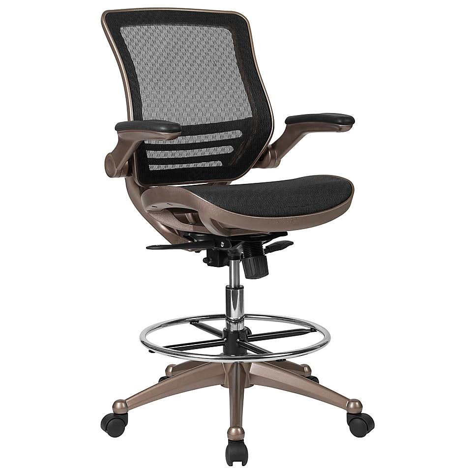 Flash Furniture Swivel Office Chair in Black