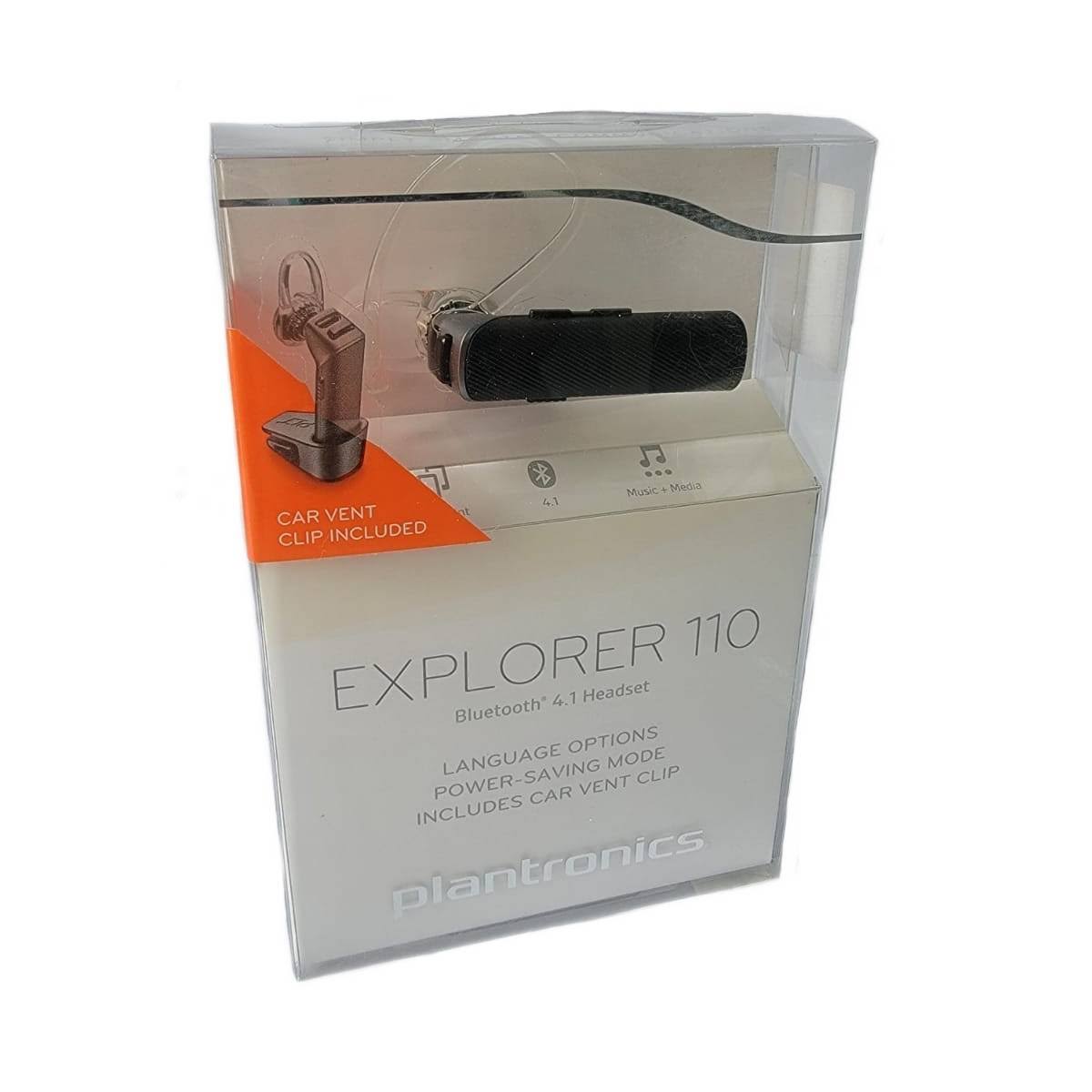 Plantronics Explorer 110 Bluetooth Headset - Black