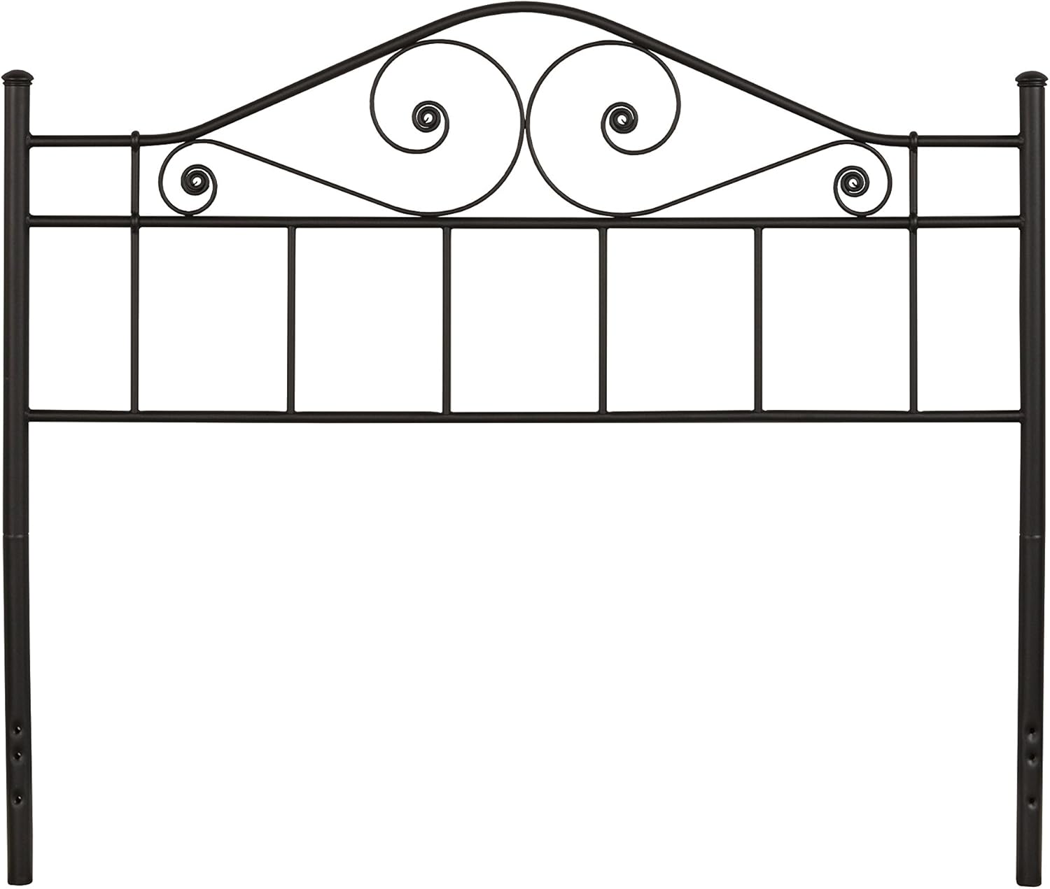 Hillsdale Harrison Metal Headboard, King, Textured Black