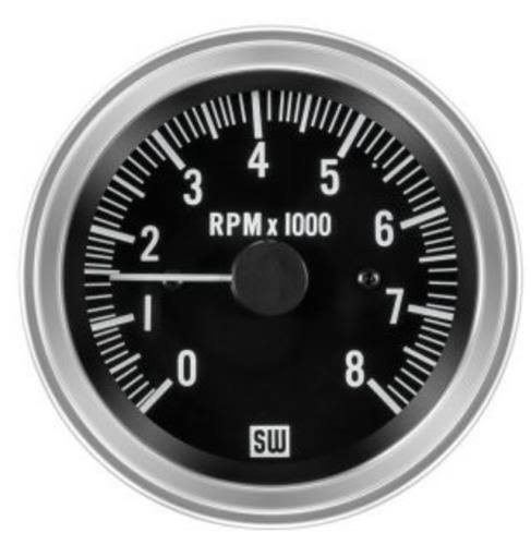 Stewart Warner M-82170 Tach Elec GAS/IGN DLX 8000