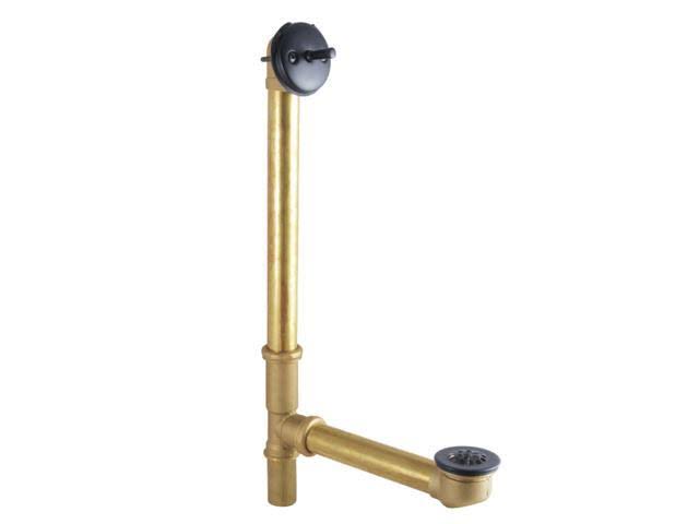 Kingston Brass Dtl116 1-1/2x22 Tub Drain Kit - Black