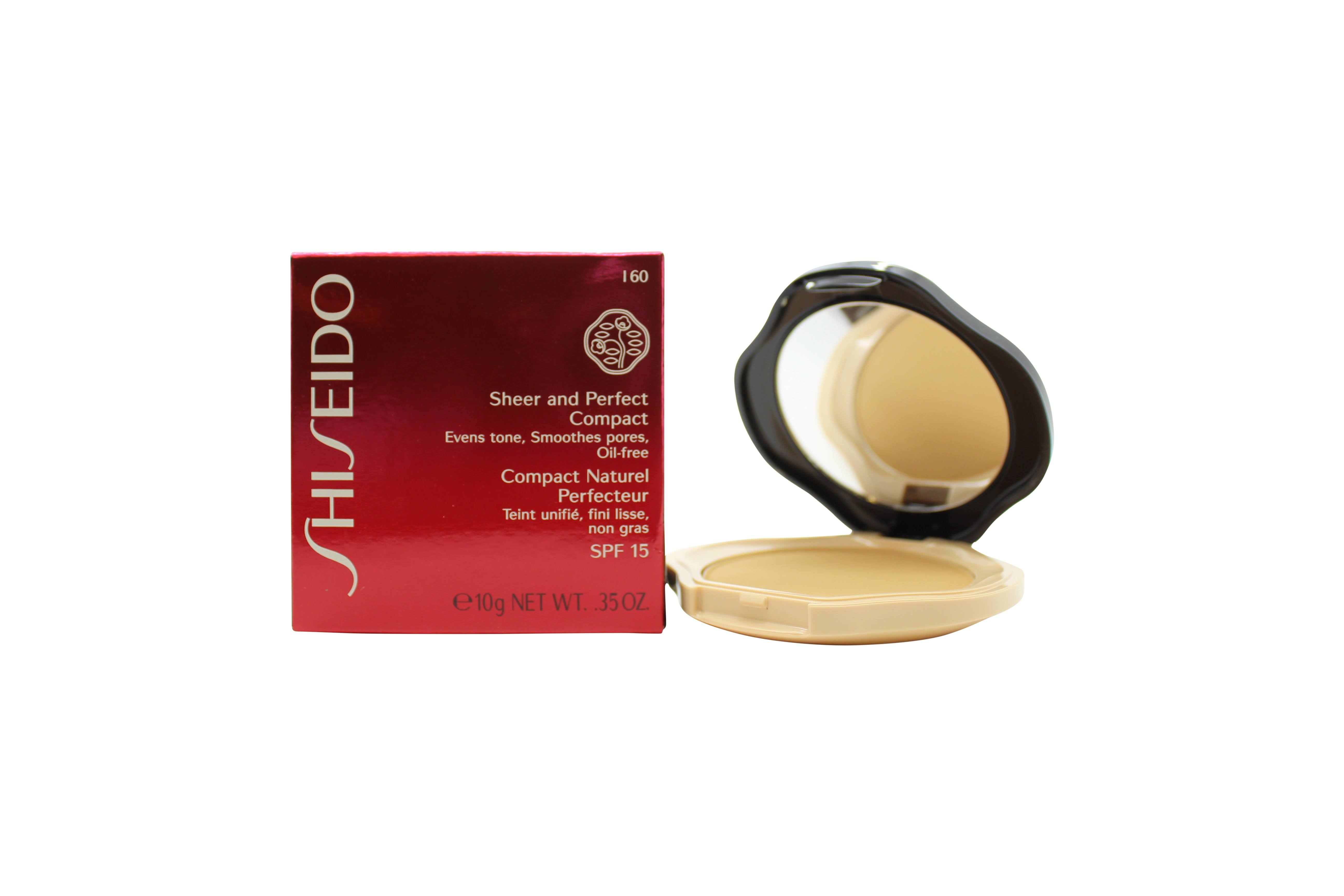 Shiseido Sheer u0026 Perfect Compact Foundation SPF15 - #B40 Natural Fair Beige 0.35oz