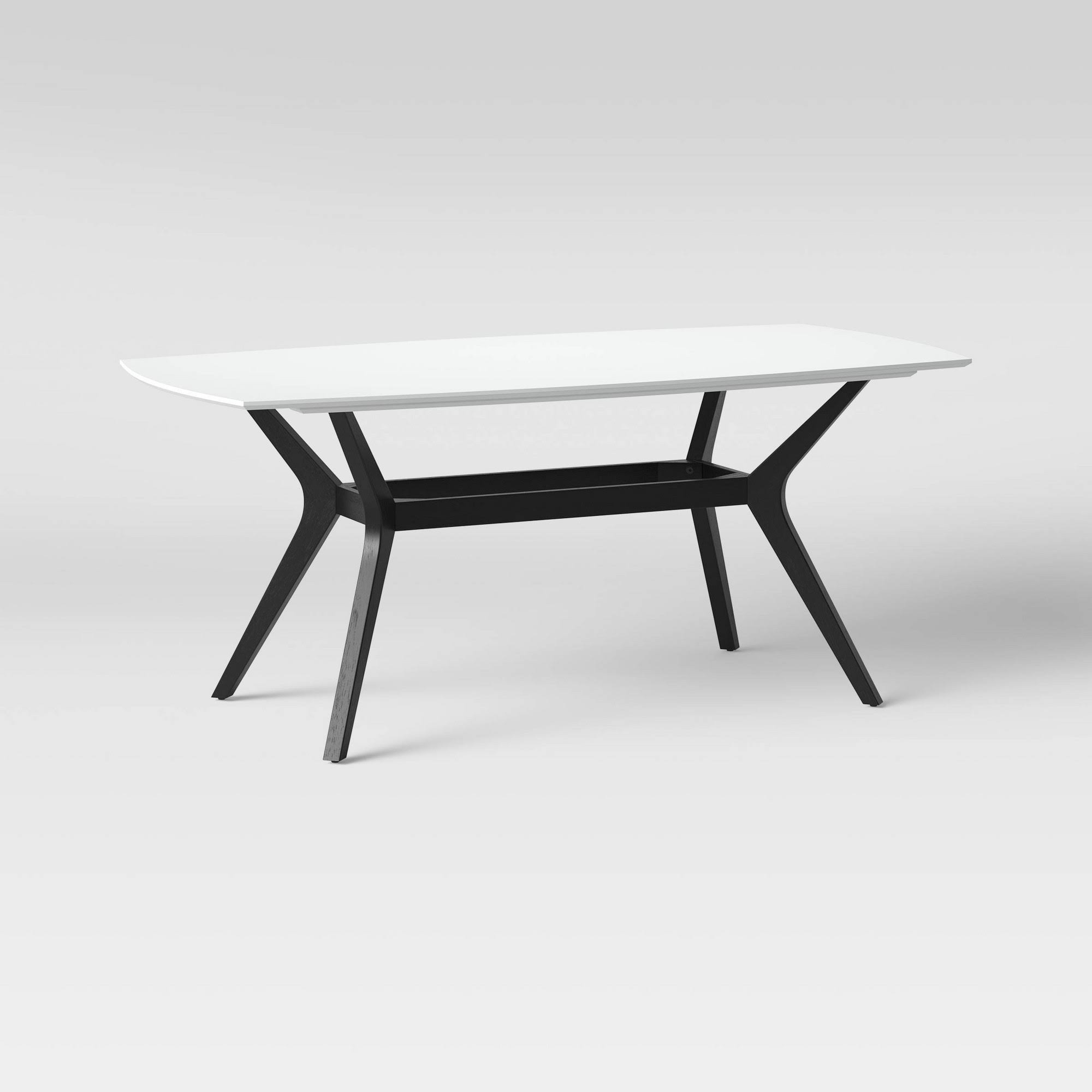 72x22 Emmond Mid-Century Modern Dining Table Black - Project 62