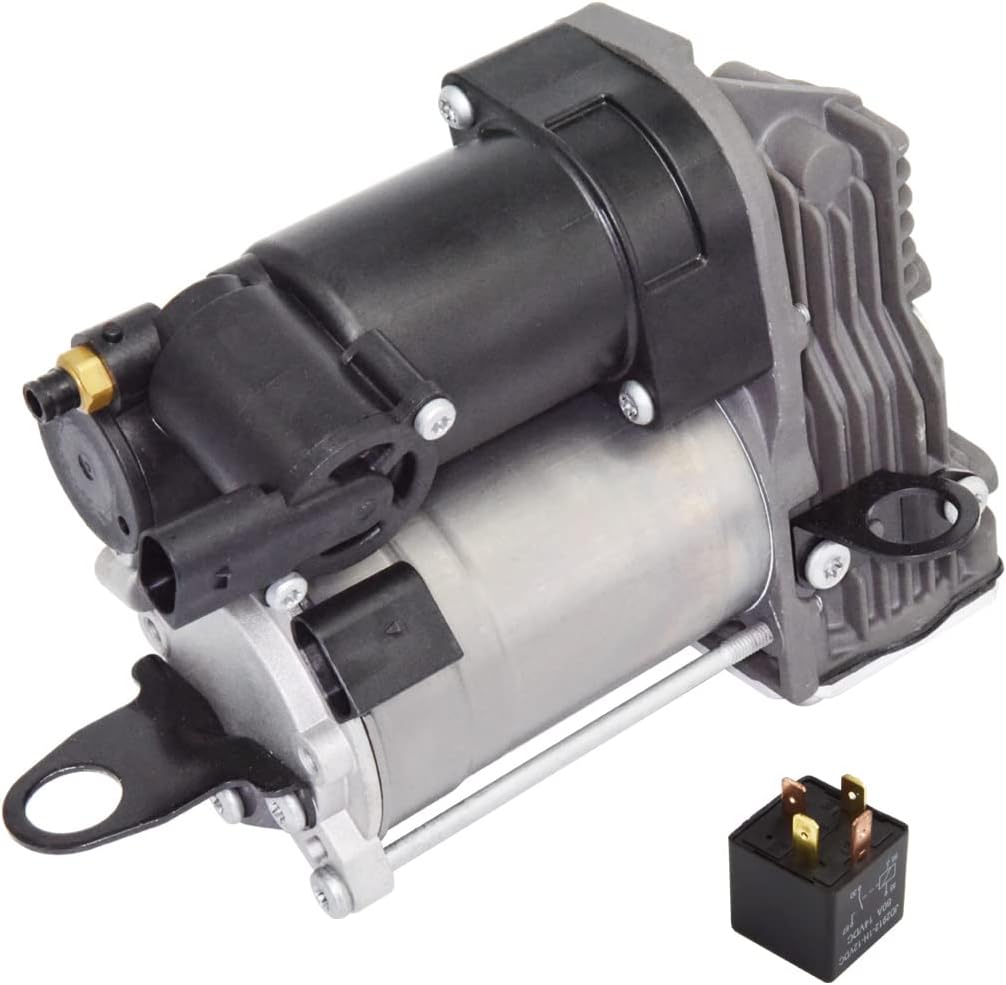 NMN Precision Air Suspension Compressor Pump Compatible with Mercedes-Benz W221 S350 CLK350 S400 CL550 CLS550 S550 CL600 S600 CLK550 CL63 Replace# 2213201704 2213200704 2213200304 2513202604 949910