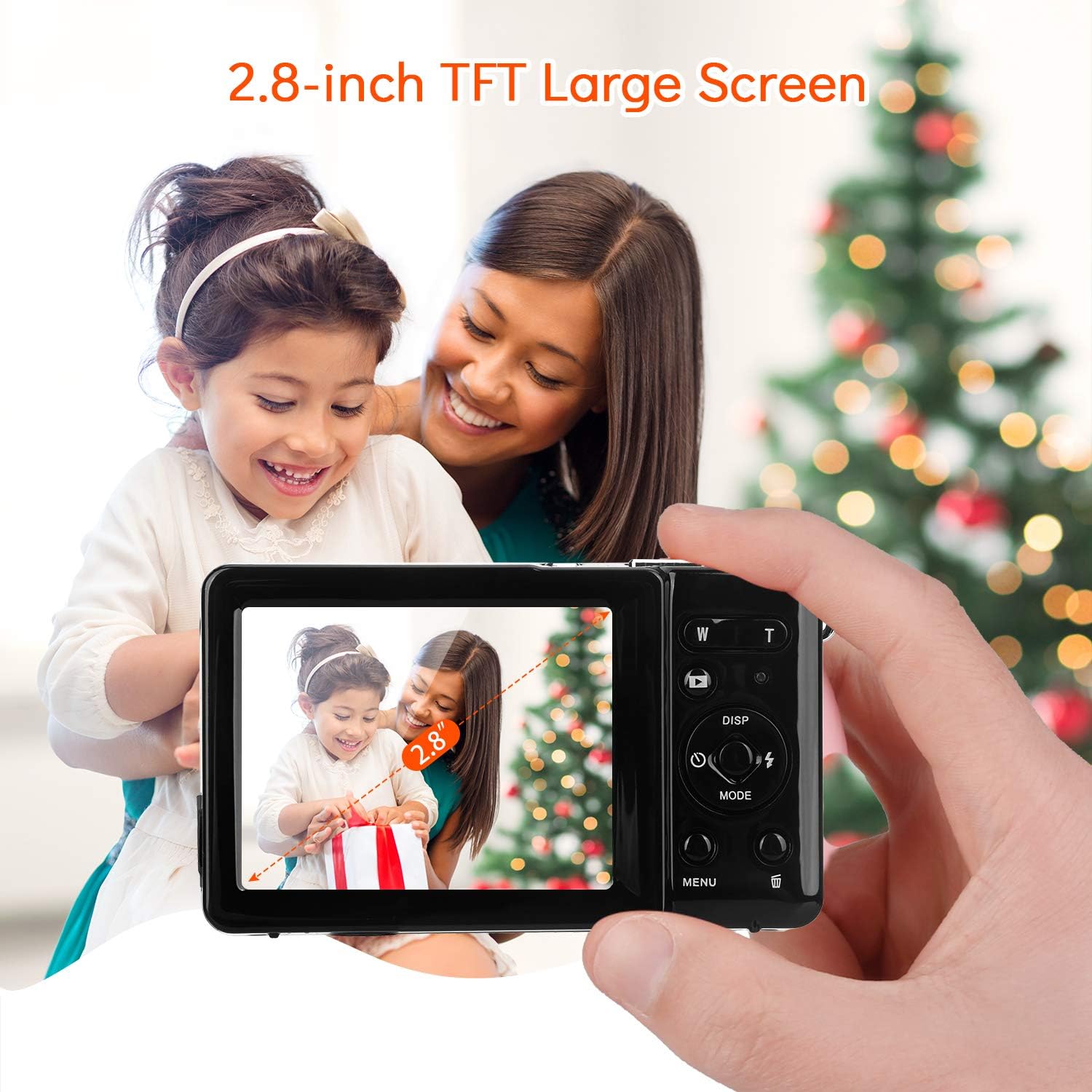 HD 1080P Digital Camera for Kids with 2.8