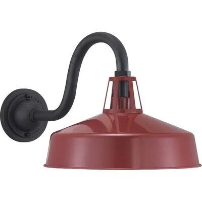 Shaftesbury Outdoor Barn Light Gracie Oaks Fixture Finish: Red