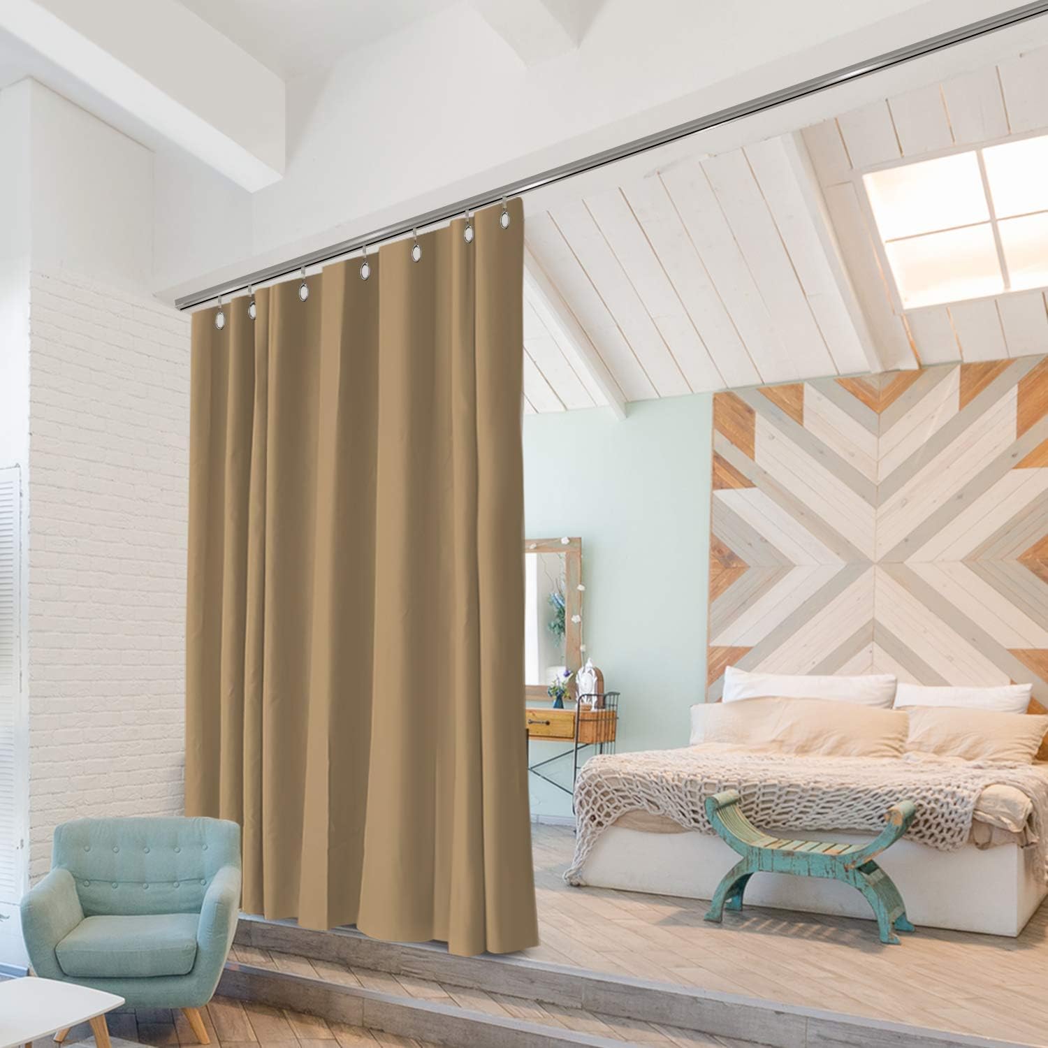 Room/Dividers/Now Ceiling Track Room Divider Kit - Small A, 8ft Tall x 3ft - 4ft 6in Wide (Sierra Red)