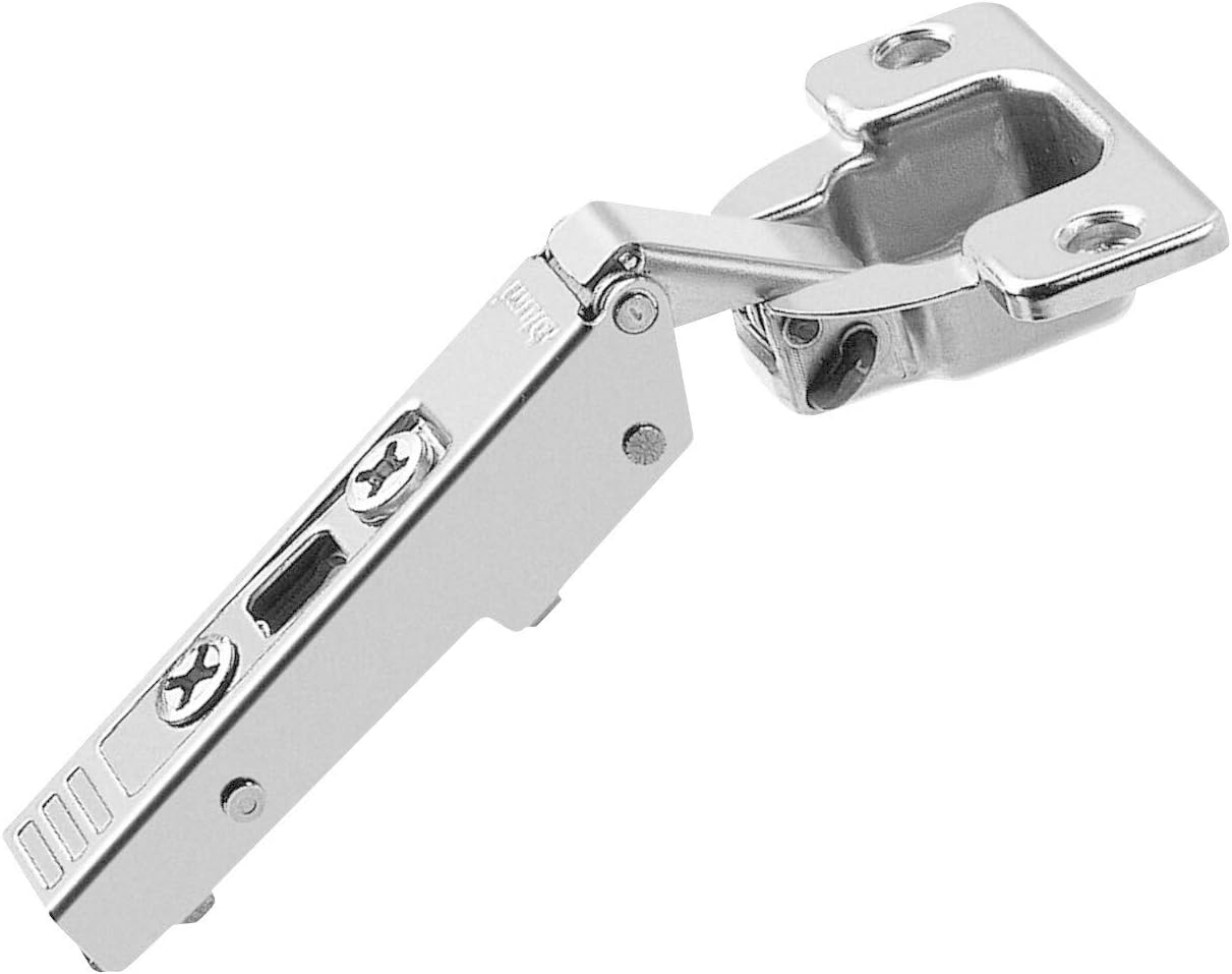 Blum Rok Hardware 50 Pack 110 Degree Straight Arm Clip Top Overlay Screw-On Self Closing Self Close Cabinet Hinge