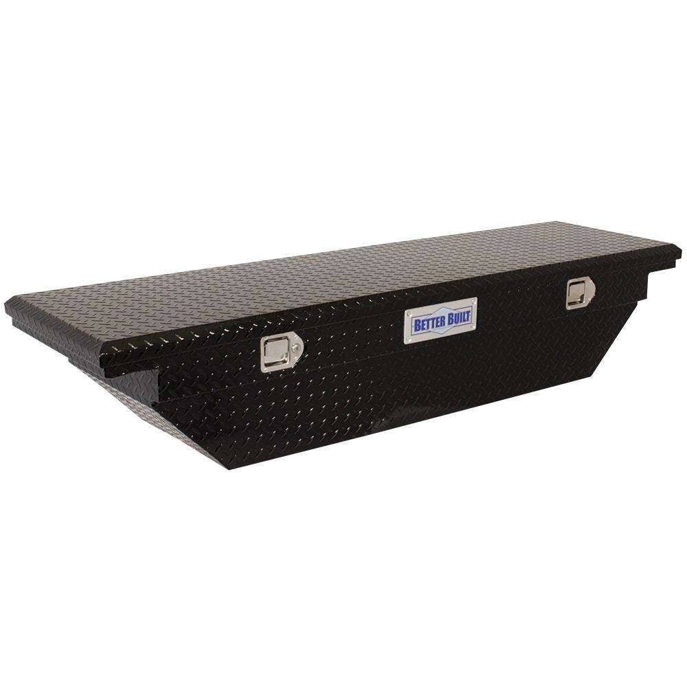 Better Built 73210799 60 in. Crossover Single Lid Truck Tool Box - Black Low-Profile