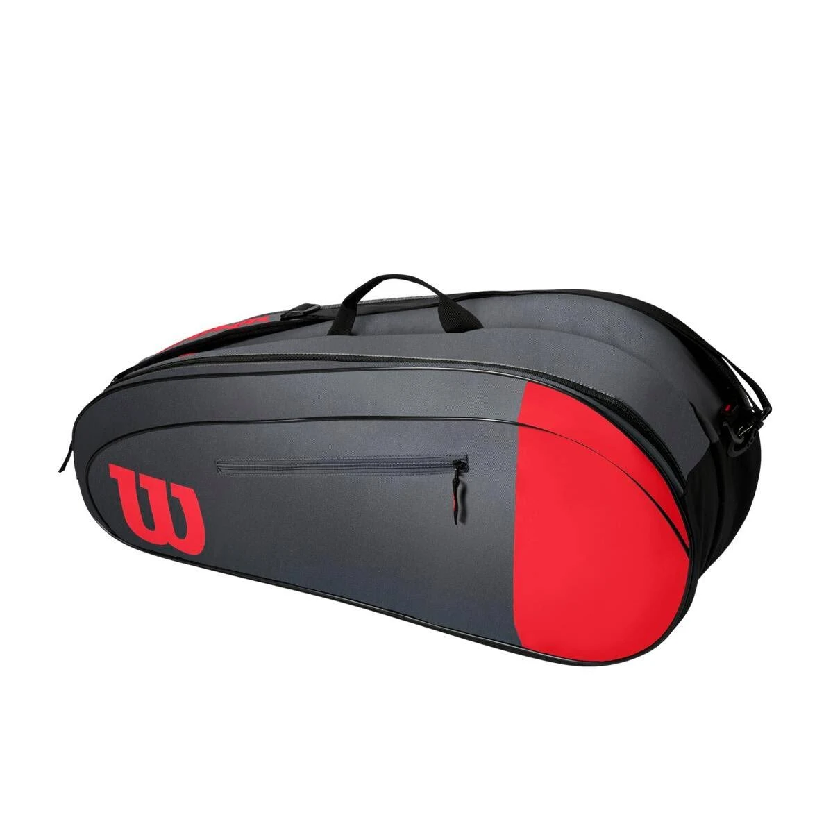Wilson Team 6 Pack Tennis Bag (Red/Gray)