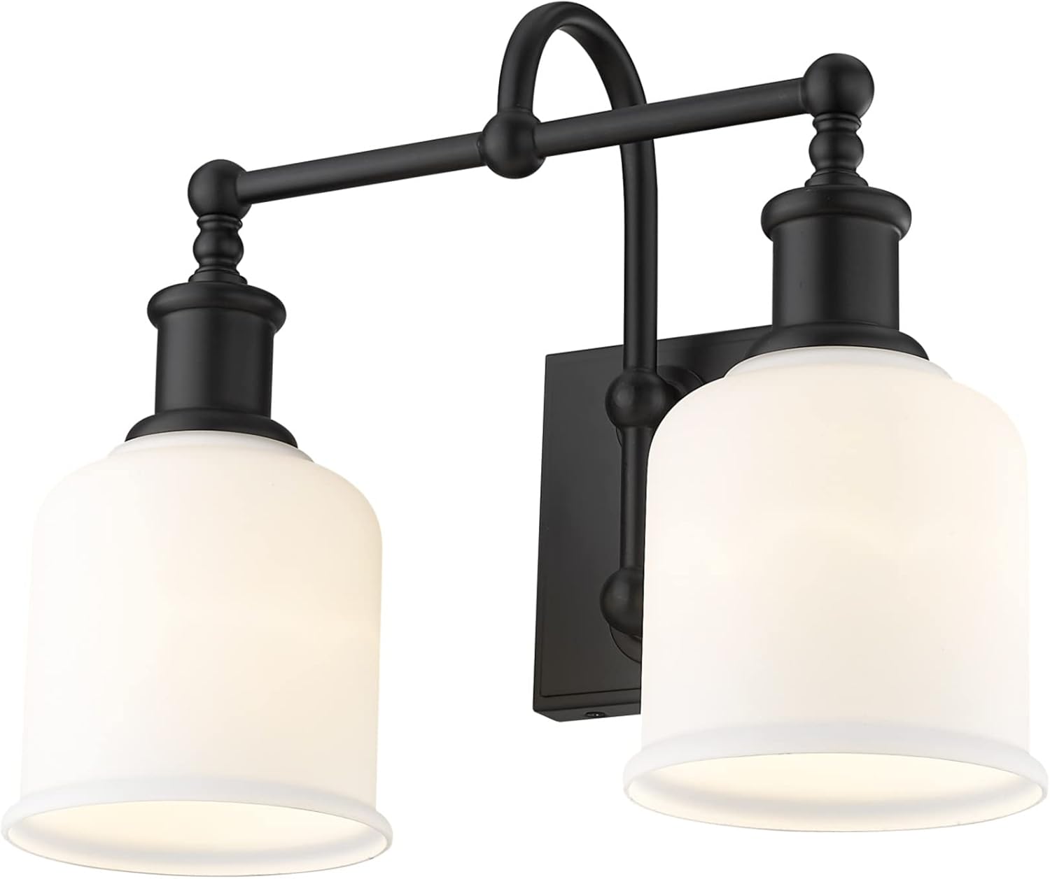 Z-Lite 2 Light Vanity 733-2V-MB, Black