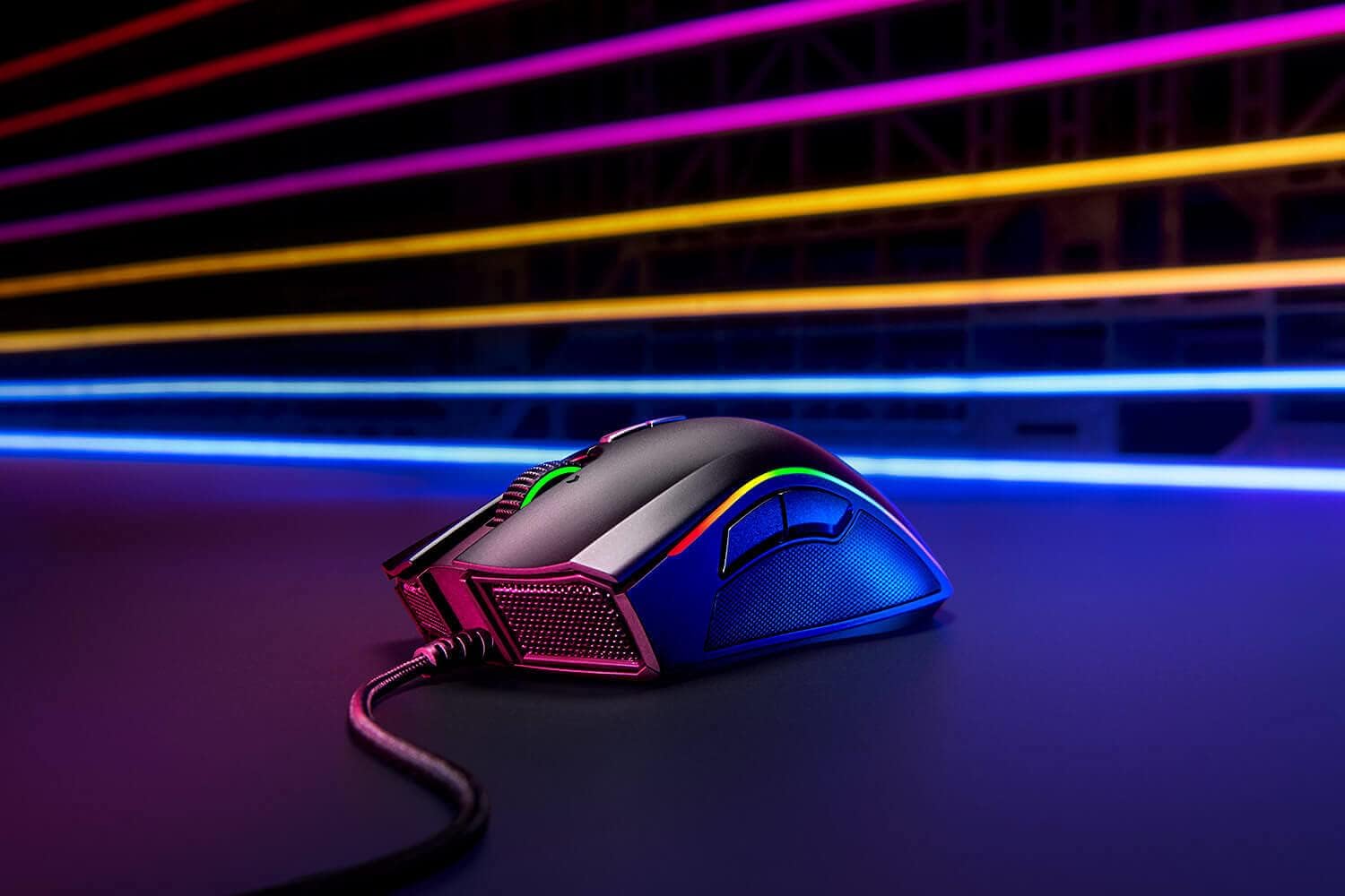 Razer Mamba Elite: 5G True 16,000 DPI Optical Sensor - 9 Programmable Buttons - Ergonomic Form Factory - Powered Razer Chroma - Esports Gaming Mouse Pack of 2
