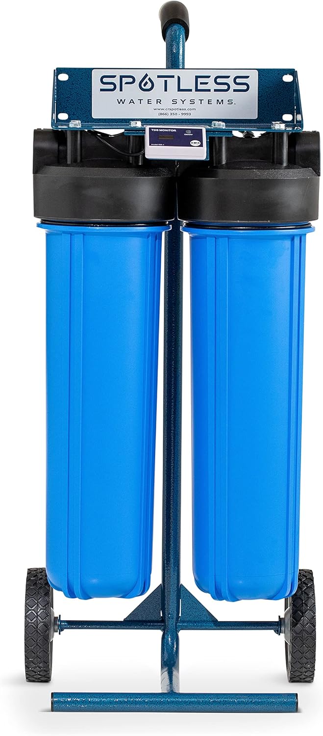 CR Spotless Water Systems - DIC-20 Simplest RV & Car Wash System, Rinse Works for All Vehicles, Motorcycles, Bikes, Boats, Planes, Yachts, Deionized Water System, Towel Drying Eliminated, 1 Pack