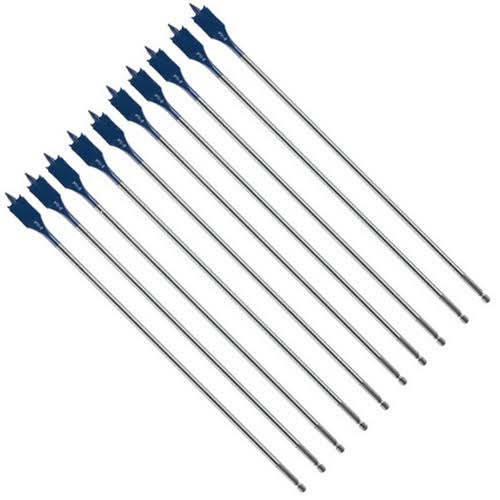 Bosch 10 Pack of 3/4 in. x 16 in. Daredevil Spade Bits #DLSB1009B-10PK