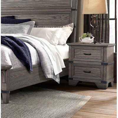 Lacroix 2 Drawer Nightstand Three Posts