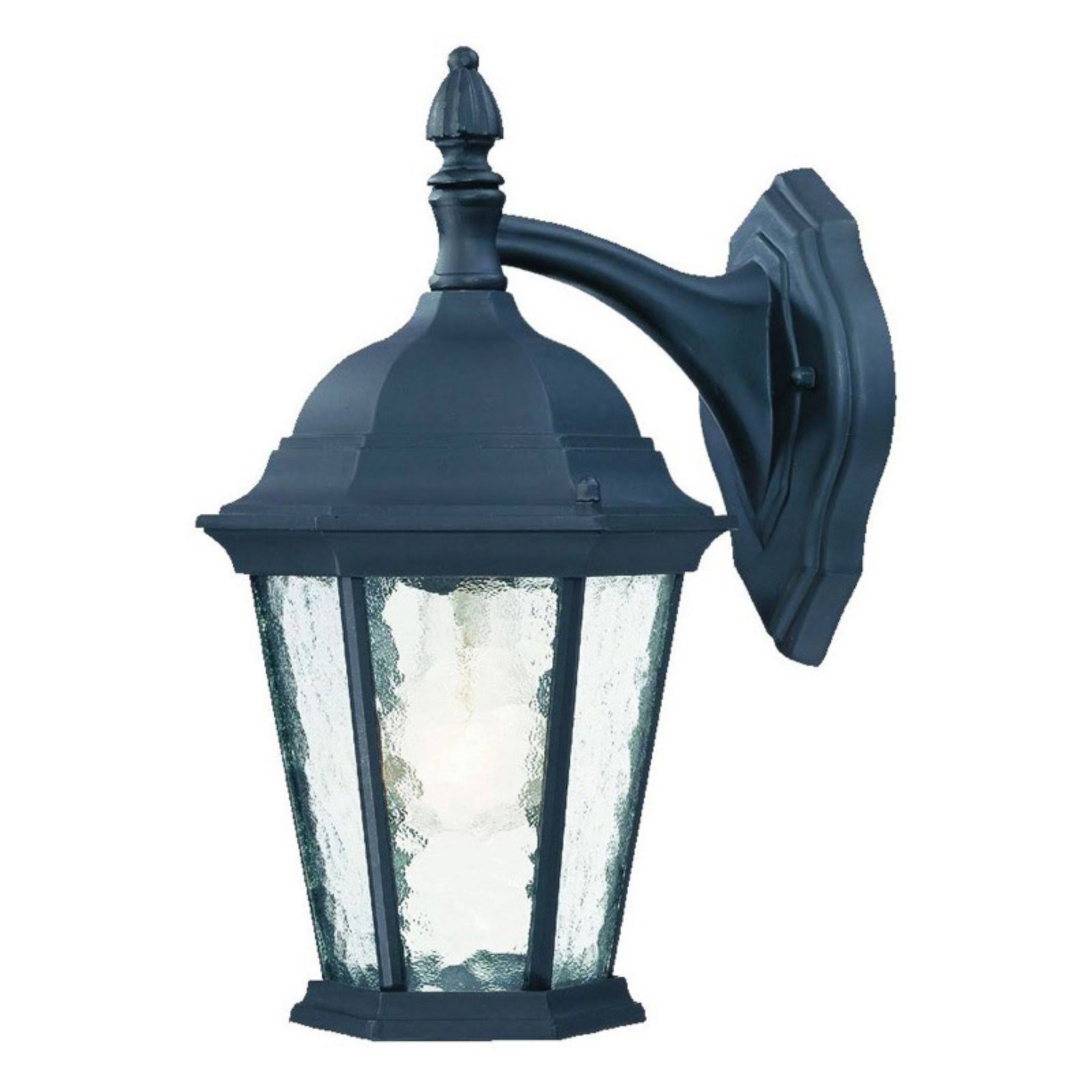 Acclaim Lighting Telfair 1-Light Outdoor Wall Lantern; Matte Black 5502BK