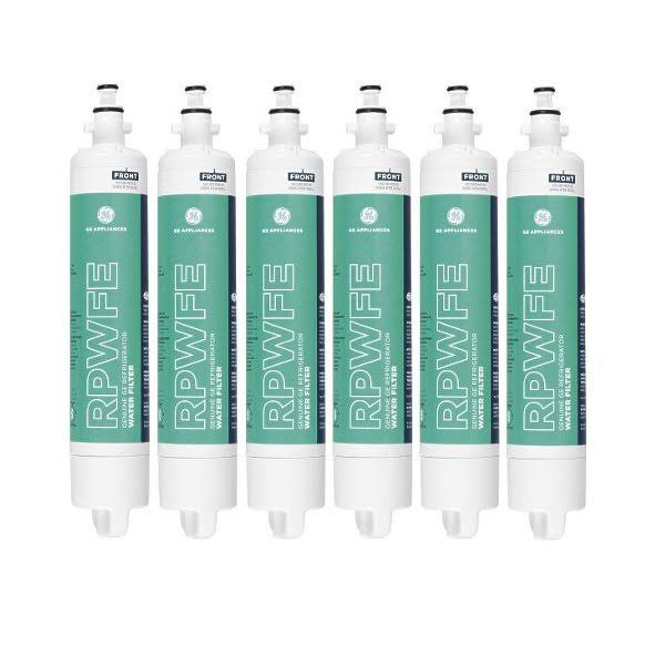 Genuine GE RPWFE Refrigerator Water Filter (6 Pack)