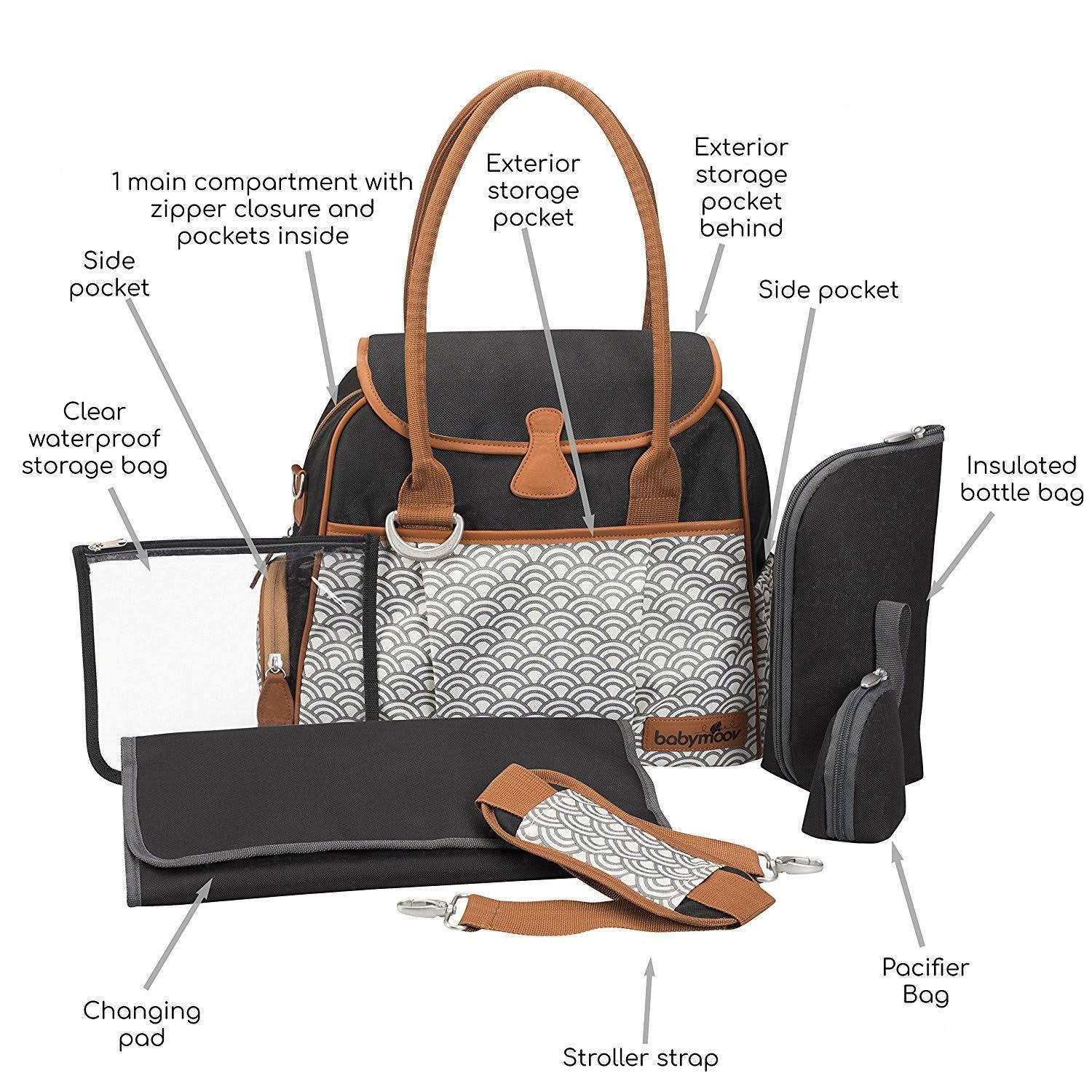 Babymoov Style Diaper Bag - Black