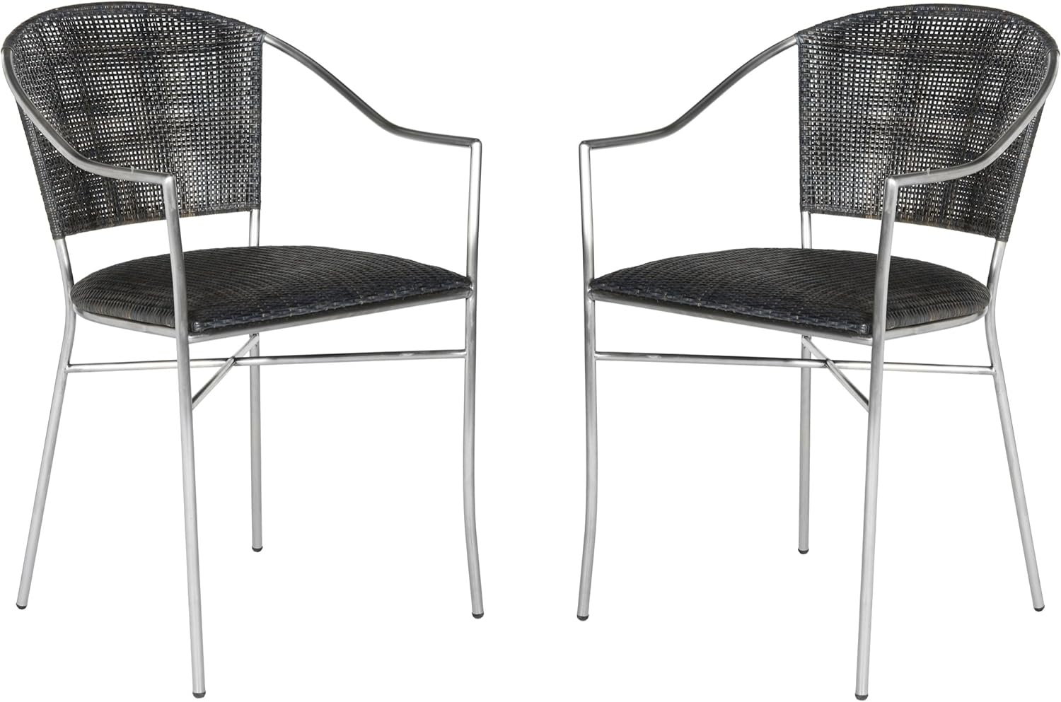 Safavieh Home Collection Melita Arm Chair, Black