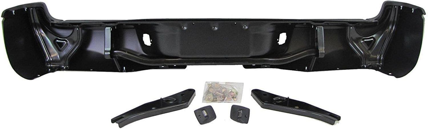 MBI AUTO - Primered, Steel Rear Step Bumper Assembly for 2005-2015 Toyota Tacoma Pickup 05-15, TO1103114