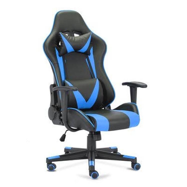 High Back PC u0026 Racing Game Chair Latitude Run Color: Blue