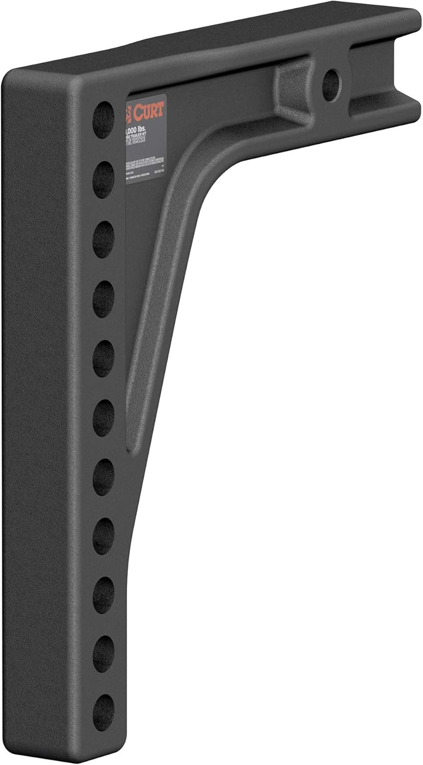 CURT 17132 Replacement Weight Distribution Hitch Shank, 2-1/2-Inch Receiver, 8-Inch Drop