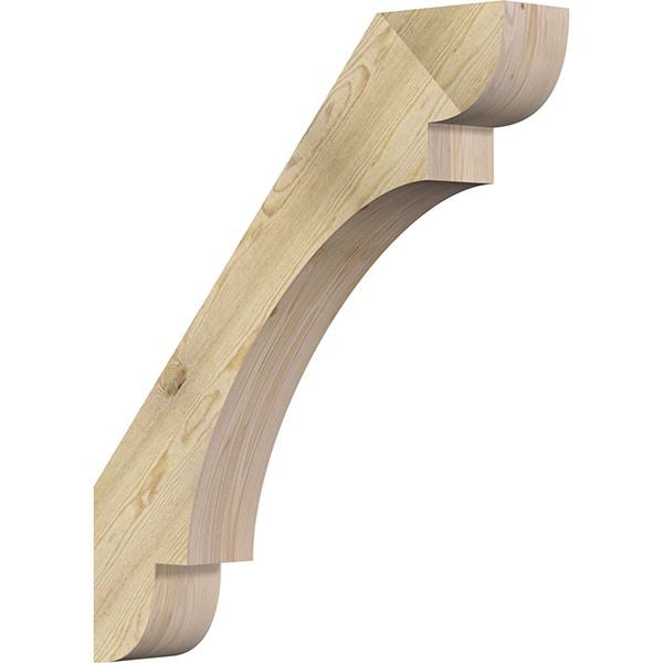 Ekena Millwork 6x22W x 34x22D x 40x22H Olympic Rough Sawn Brace, Douglas Fir