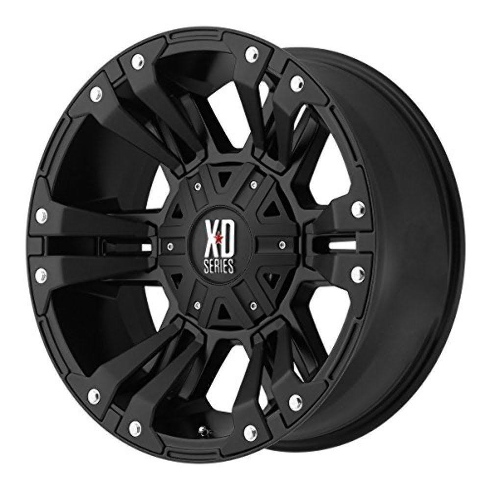 KMC XD XD822 Monster II Satin Black 17x9 8x170 18mm (XD82279087718)