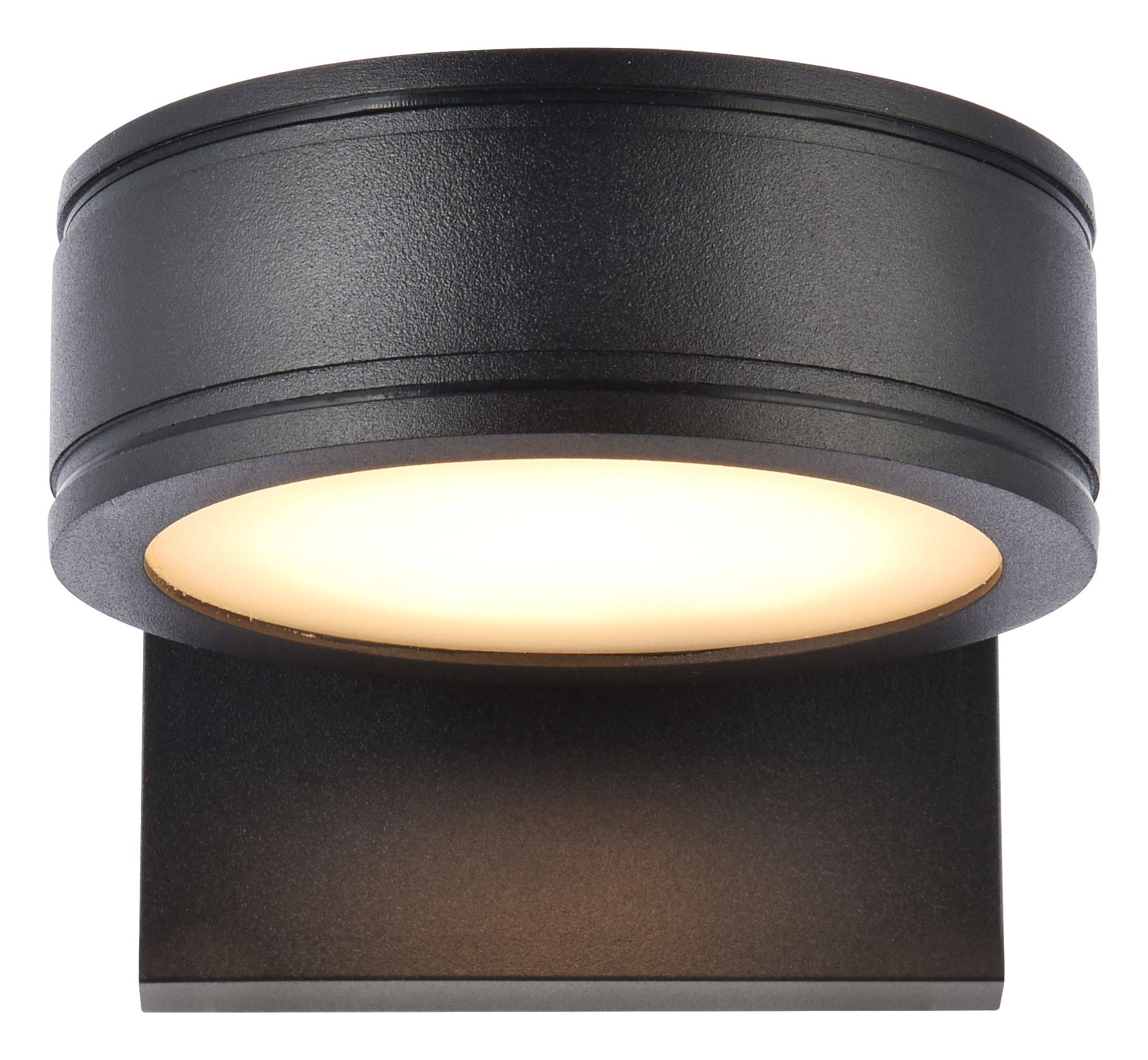 Living District LDOD4018BK Raine LED Outdoor Wall Sconce in Black