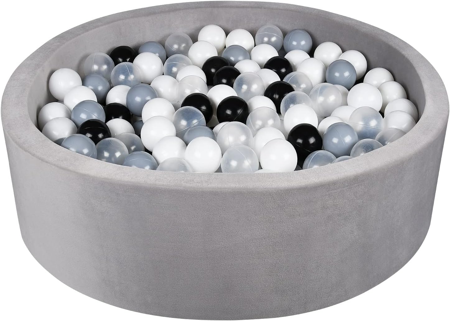 Foam Ball Pit- Ball Pit for Kids 36x11 with 200 Colored 2.75