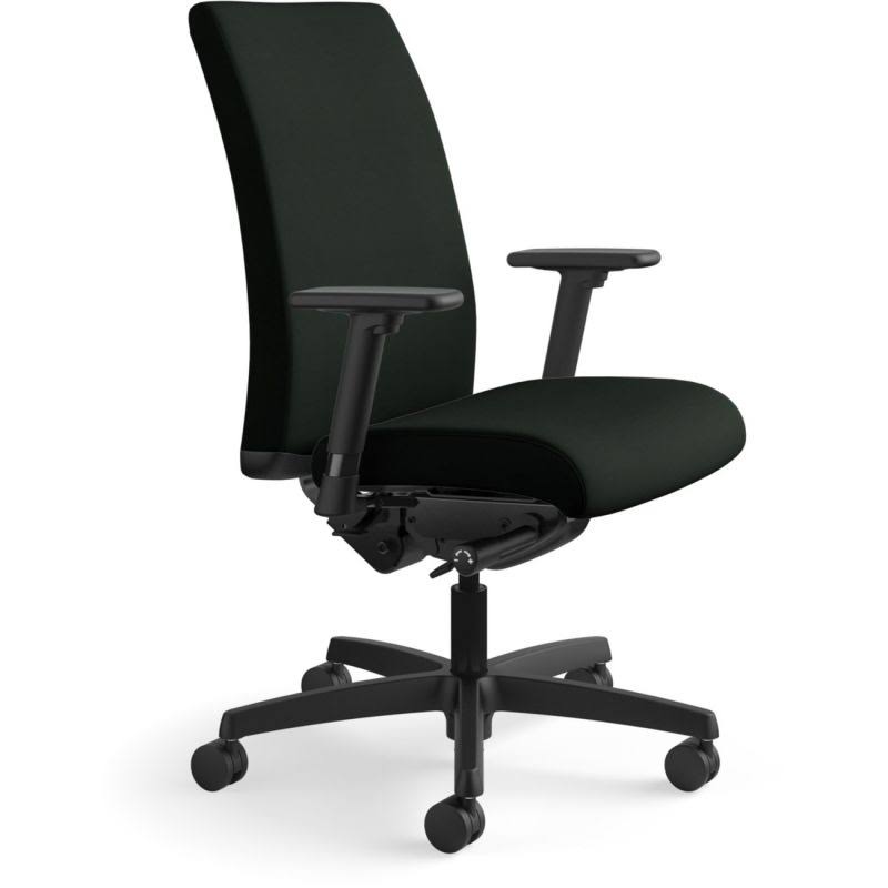 HON Ignition Mid-Back Task Chair, Arms, Black