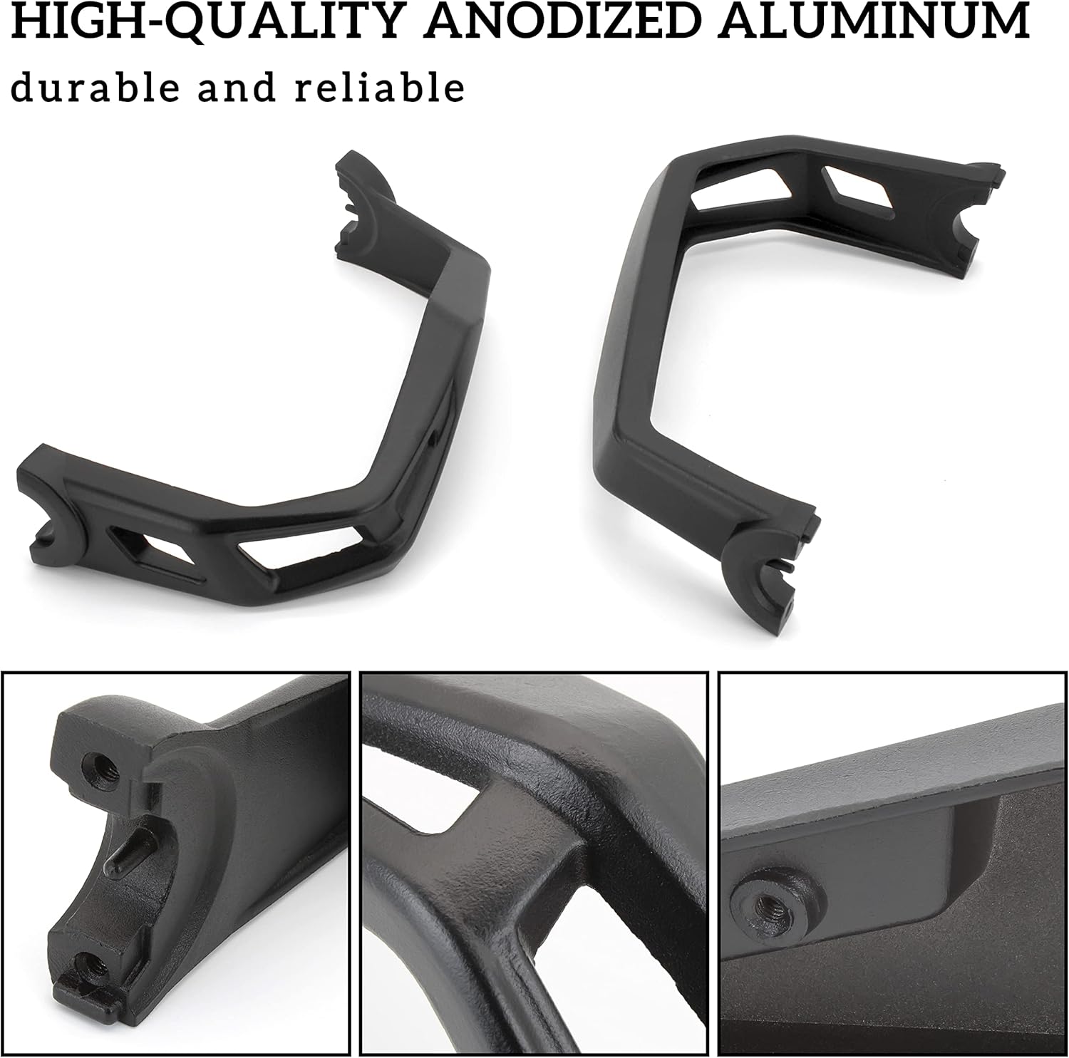 LDETXY Handguards for Can Am Ryker, Black Aluminum Hand Guards Protector Kit for Can-Am Ryker Accessories (2PCS, Replace #219400998)