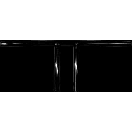 La Choppers 1 inch Old School EZ Rider Handlebars Black 10 inchx24 inchx3.5 inch (la-7382-10b)