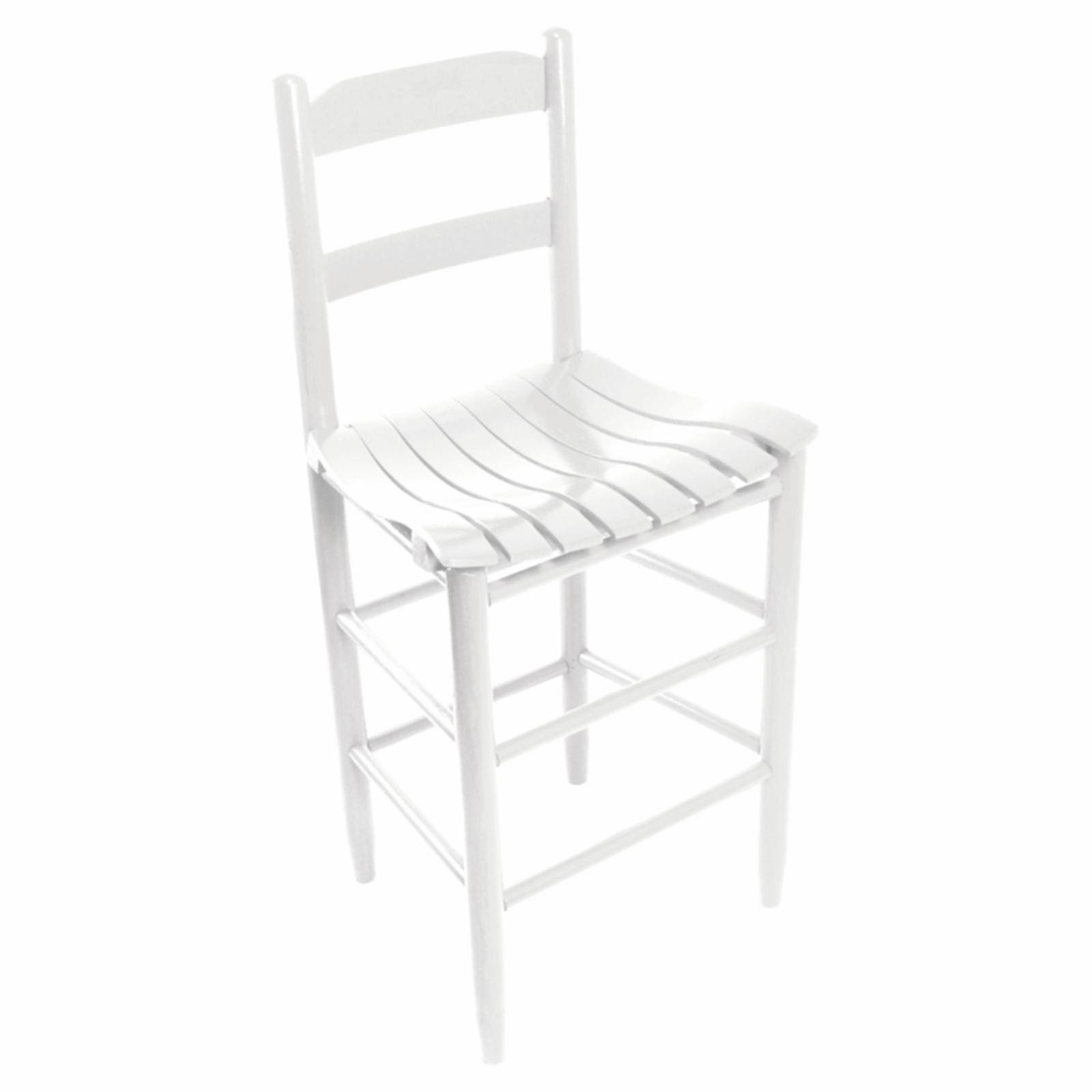 Dixie Seating Co. Beach Mountain 24 in. Slat Seat Counter Stool