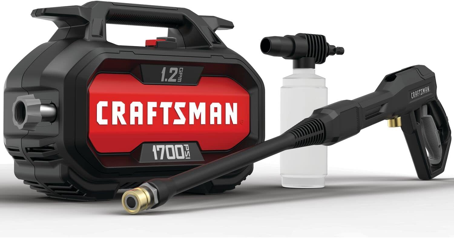 CRAFTSMAN Pressure Washer, 1700 PSI, Compact (CMEPW1700)