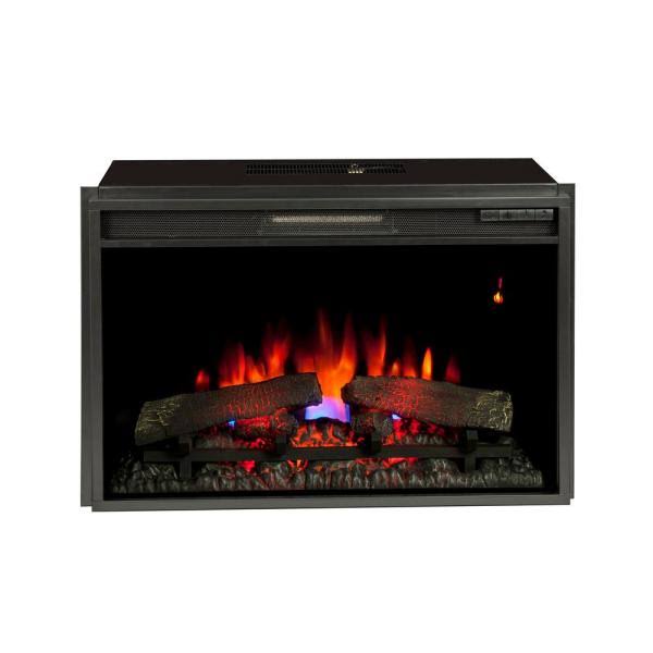ClassicFlame 26EF031GRP 26x22 Electric Fireplace Insert with Safer Plug