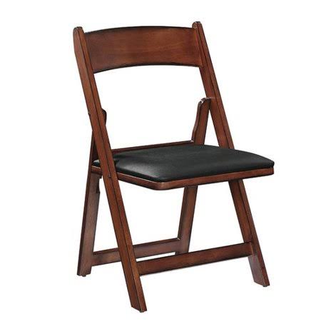 Winston Porter Vinyl Folding Chair, Black