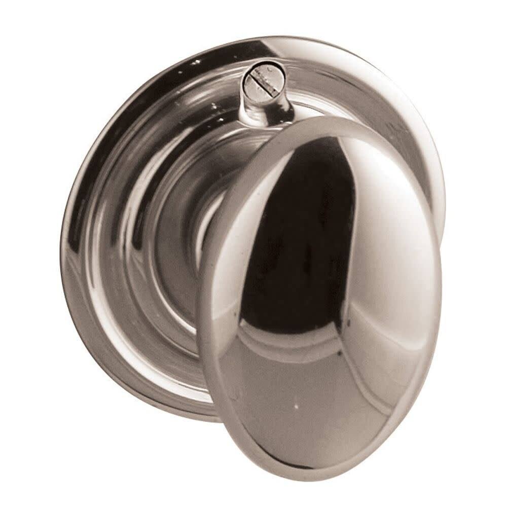 Baldwin 6756055EXT Interior u0026 Entrance Thumb Turn Lock with Backplate for Doors Lifetime Polished Nickel