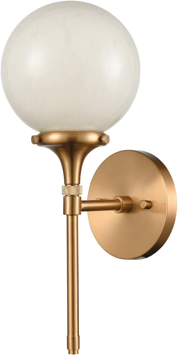 Elk Lighting 30140/1 Sconce, 9 W X 17L X 11H, Satin Brass Pack of 2