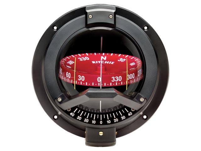 Ritchie BN-202 Navigator Compass - Bulkhead Mount - Black