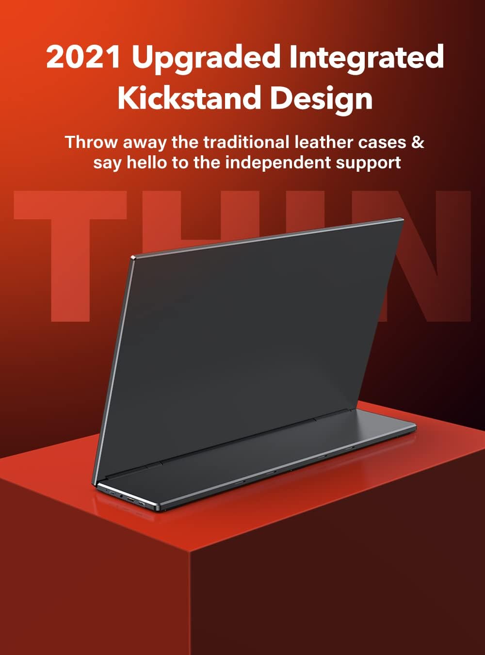 UPERFECT Portable Monitor Matte, Ultra Slim 15.6