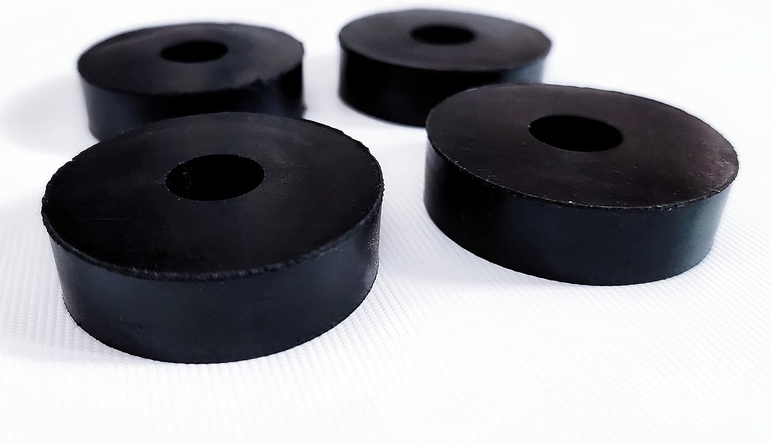 Masmoc Sorbothane Feet Rubber Washers Anti Vibration Isolation Pads 4Pack 1.5inch OD 0.5 inch ID 0.4 inch Thick 70 Duro Absorbs Up to 95% of Vibration