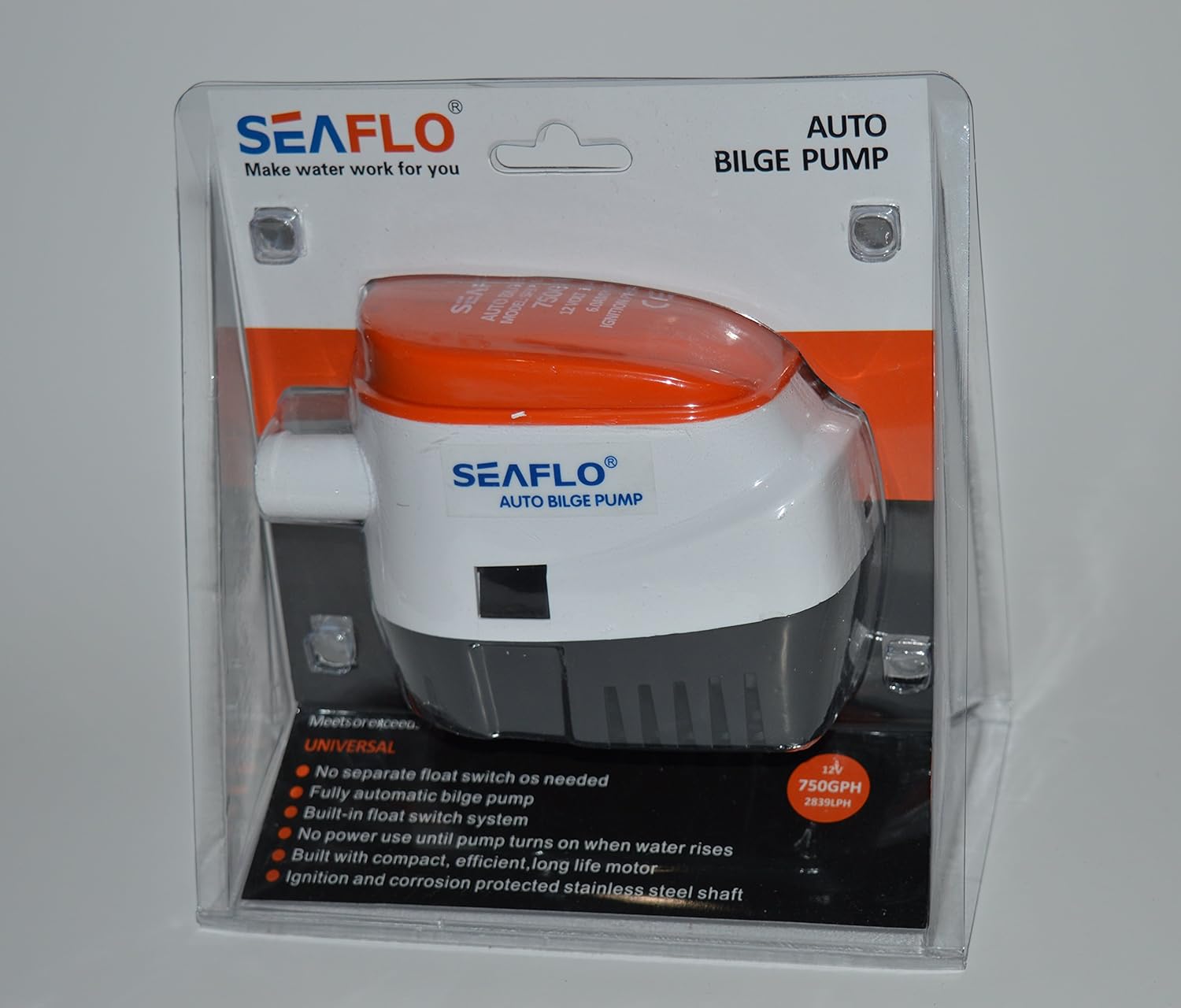 SEAFLO 12v 750 GPH Automatic Bilge Pump Pack of 2