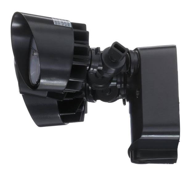 Lithonia Lighting Oflr 9LN 120 P BZ LED Outdoor 3-Light Black Bronze Floodlight with Dusk to Dawn Photocell