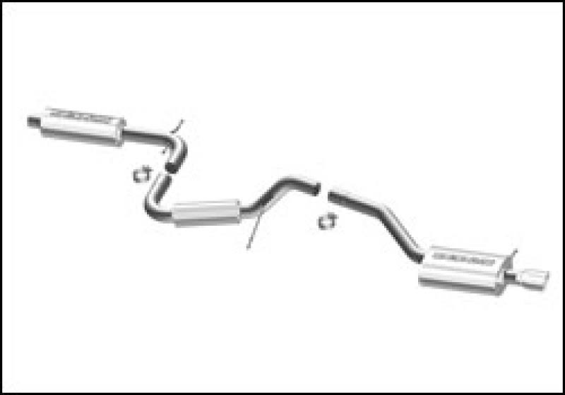 Magnaflow 16694 - Touring Series Cat-Back Stainless Exhaust System