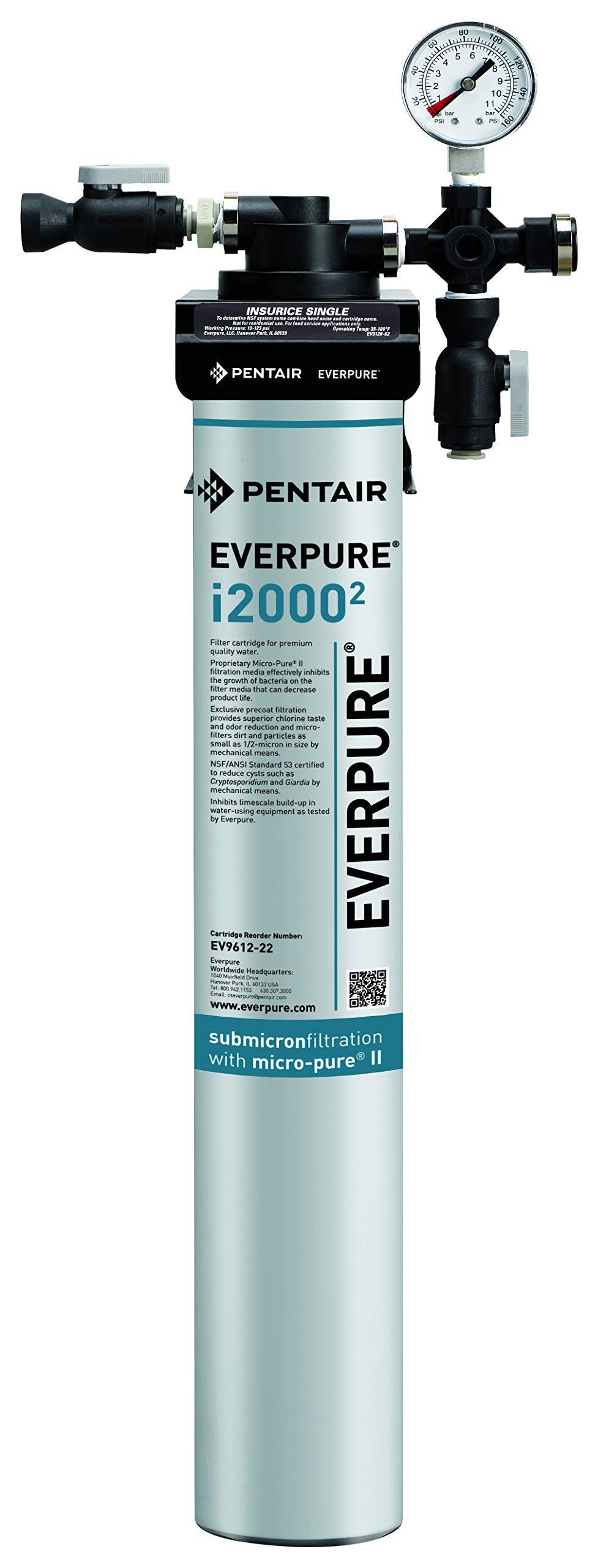 Everpure EV9324-01 Insurice Single I2000 2 System, Black