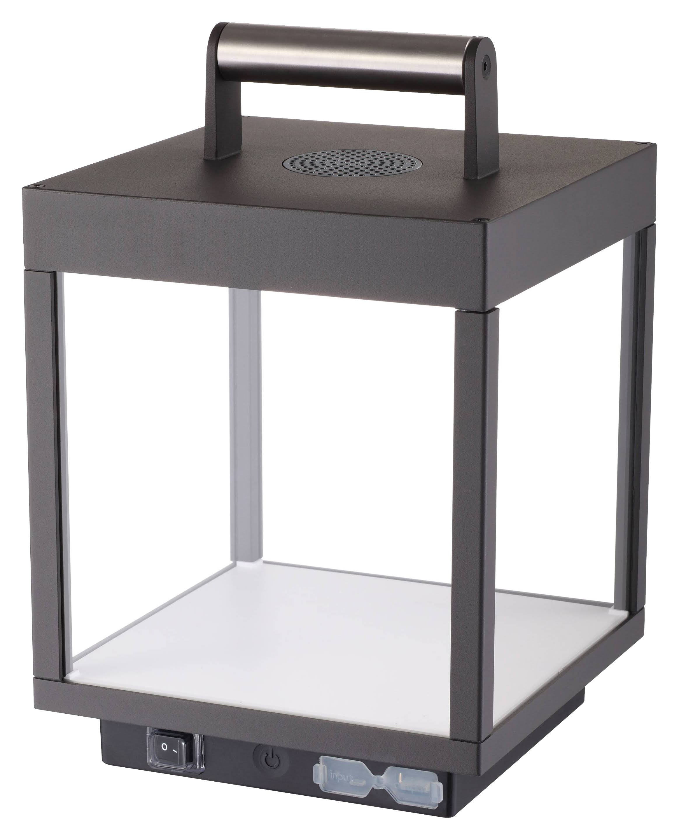 Access Lighting 20086LEDD-BL/CLR Reveal Portable LED Lantern with Bluetooth Speaker