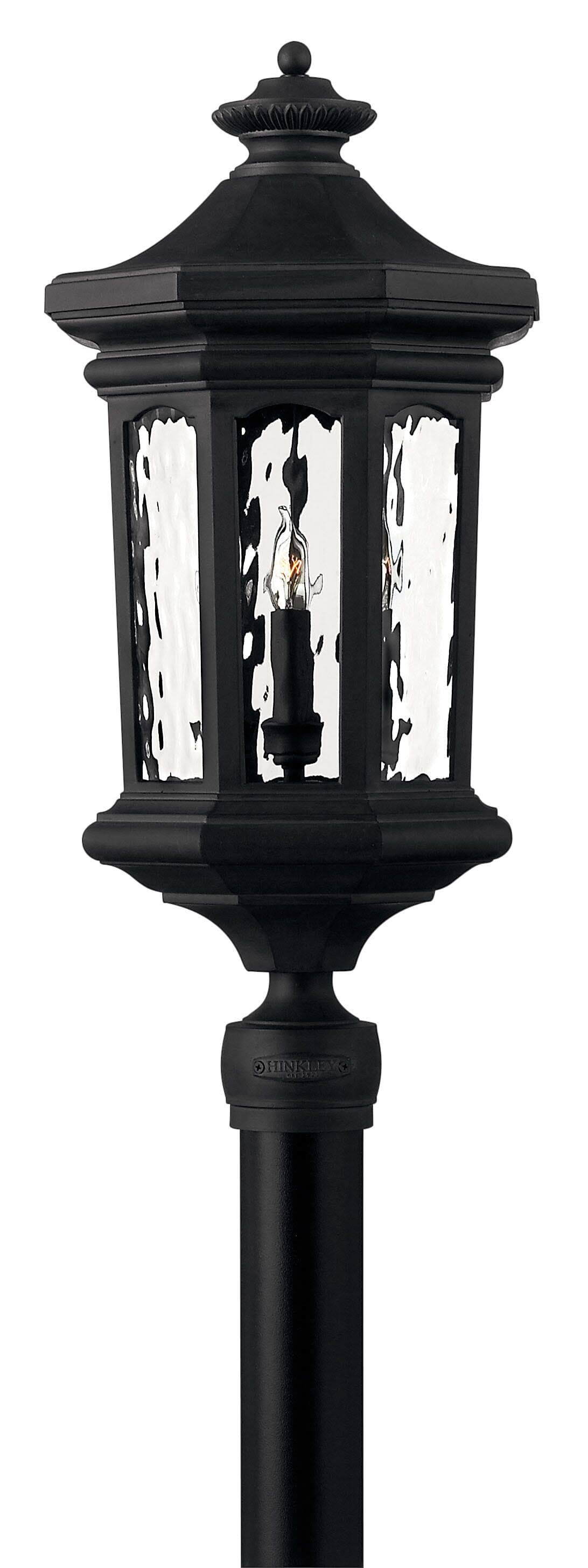 Hinkley Lighting 1601MB-LL Raley Outdoor Post Mount Light, Museum Black