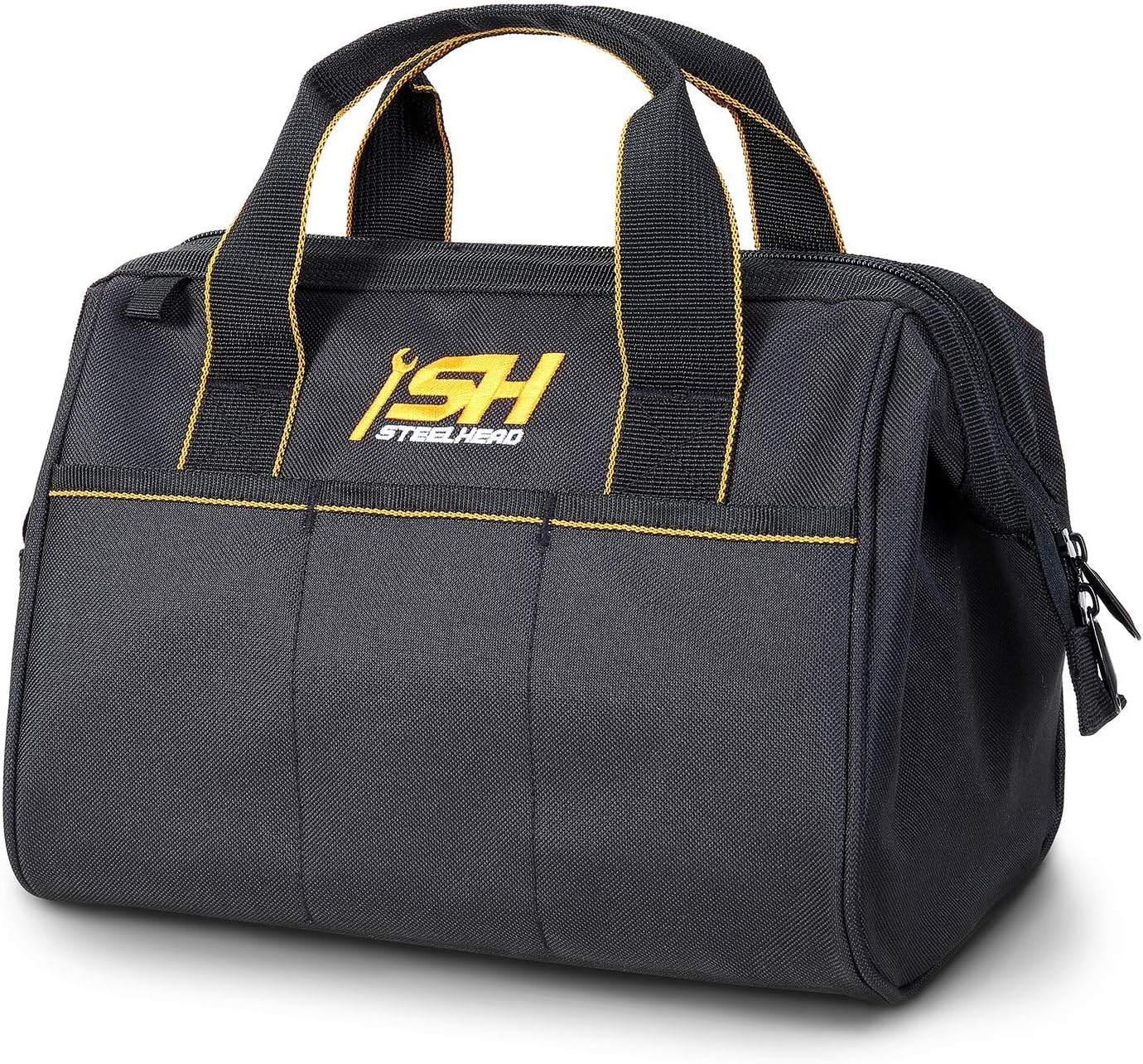 STEELHEAD 48-Pocket Heavy-Duty Tool Backpack, Padded Back Support, Reinforced Bottom, Rubber Feet, Perfect for Electricians, Plumbers, Contractors, HVAC Techs